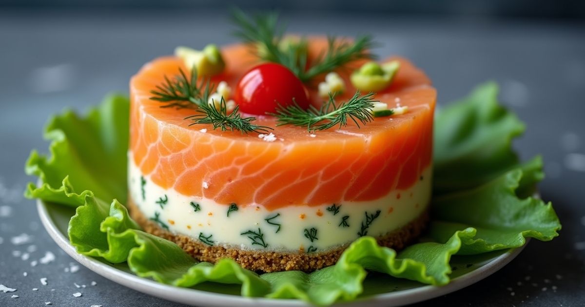 Smoked Salmon Cheesecake