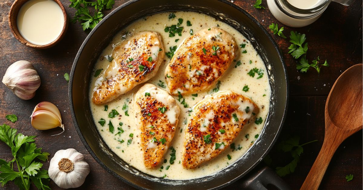 Creamy Garlic Parmesan Chicken