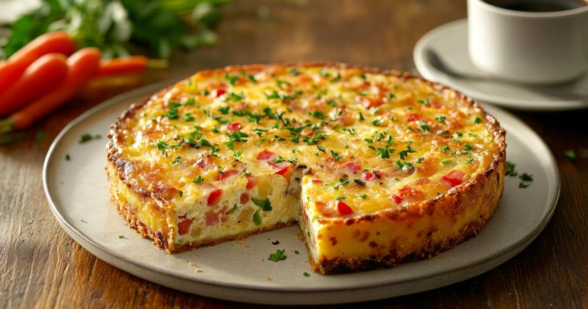 Potato Crust Quiche