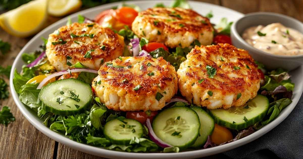 crab cake salad recipe