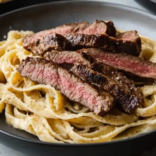 Creamy Steak Fettuccine