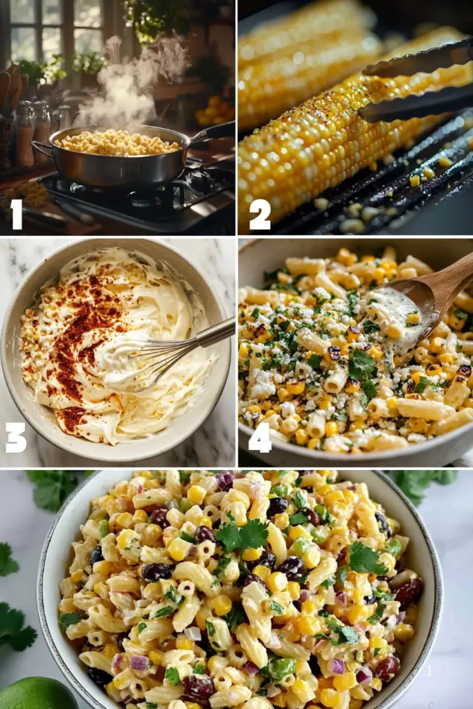 How to Make Mexican Street Corn Pasta Salad