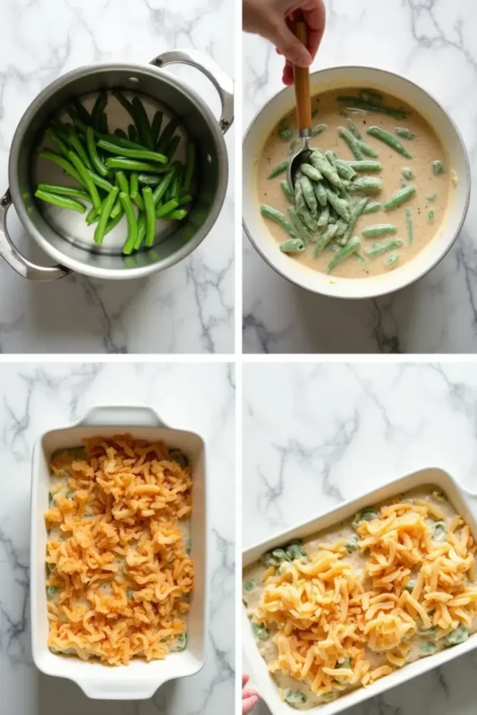 How to Make easy green bean casserole recipe