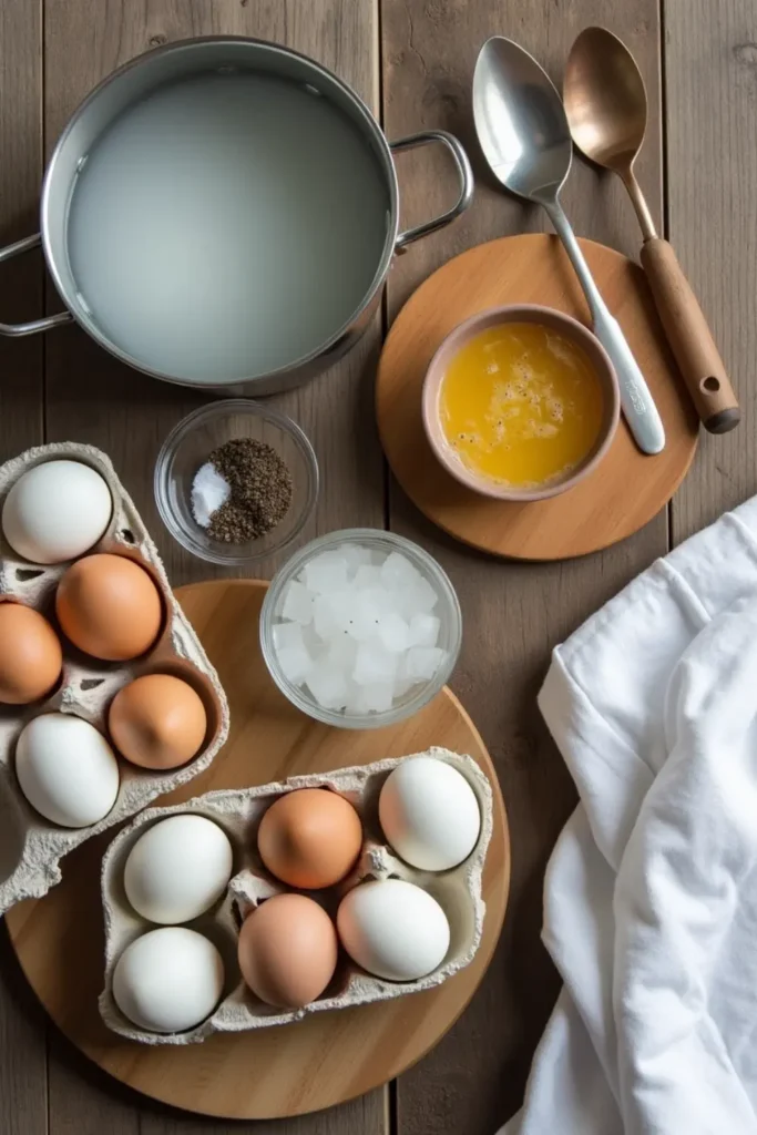 Ingredients for Making Perfect Jammy Eggs