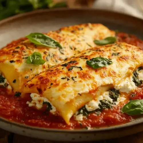 Spinach and Ricotta Cannelloni