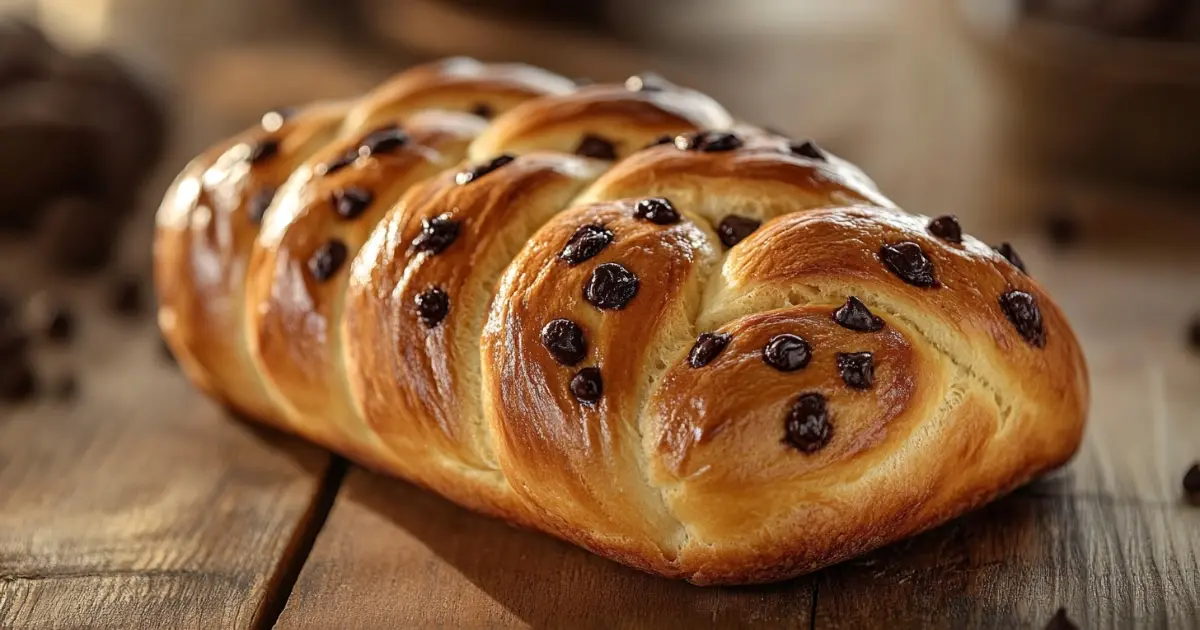 braided chocolate chip brioche recipe