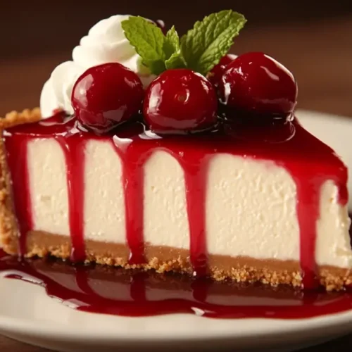 no bake cherry cheesecake