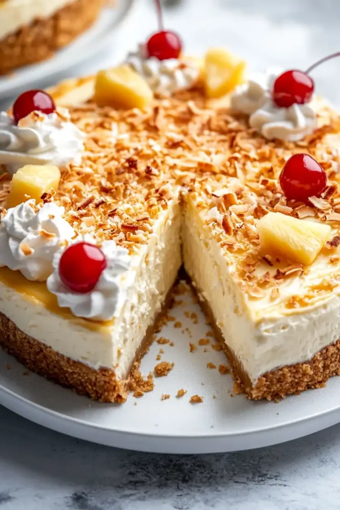 Fresh Ingredients for Pina Colada Cheesecake Recipe