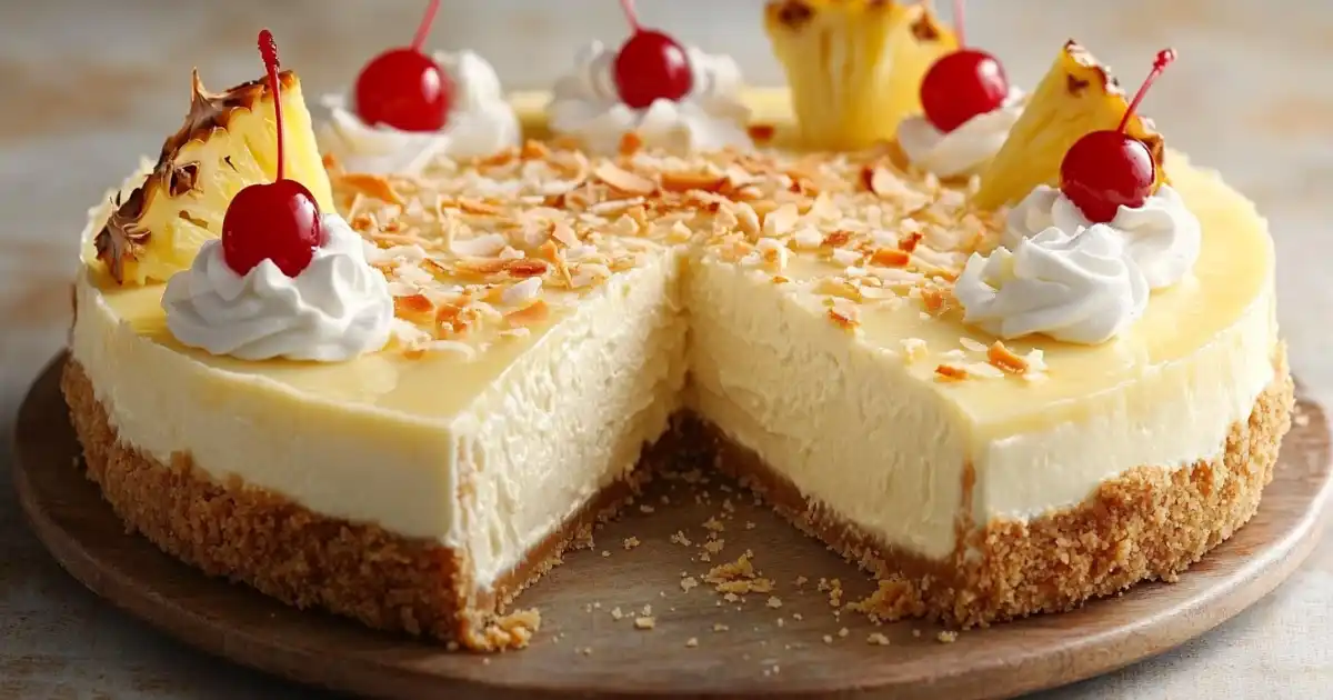 Pina Colada Cheesecake