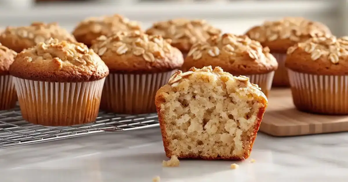 banana oatmeal muffins